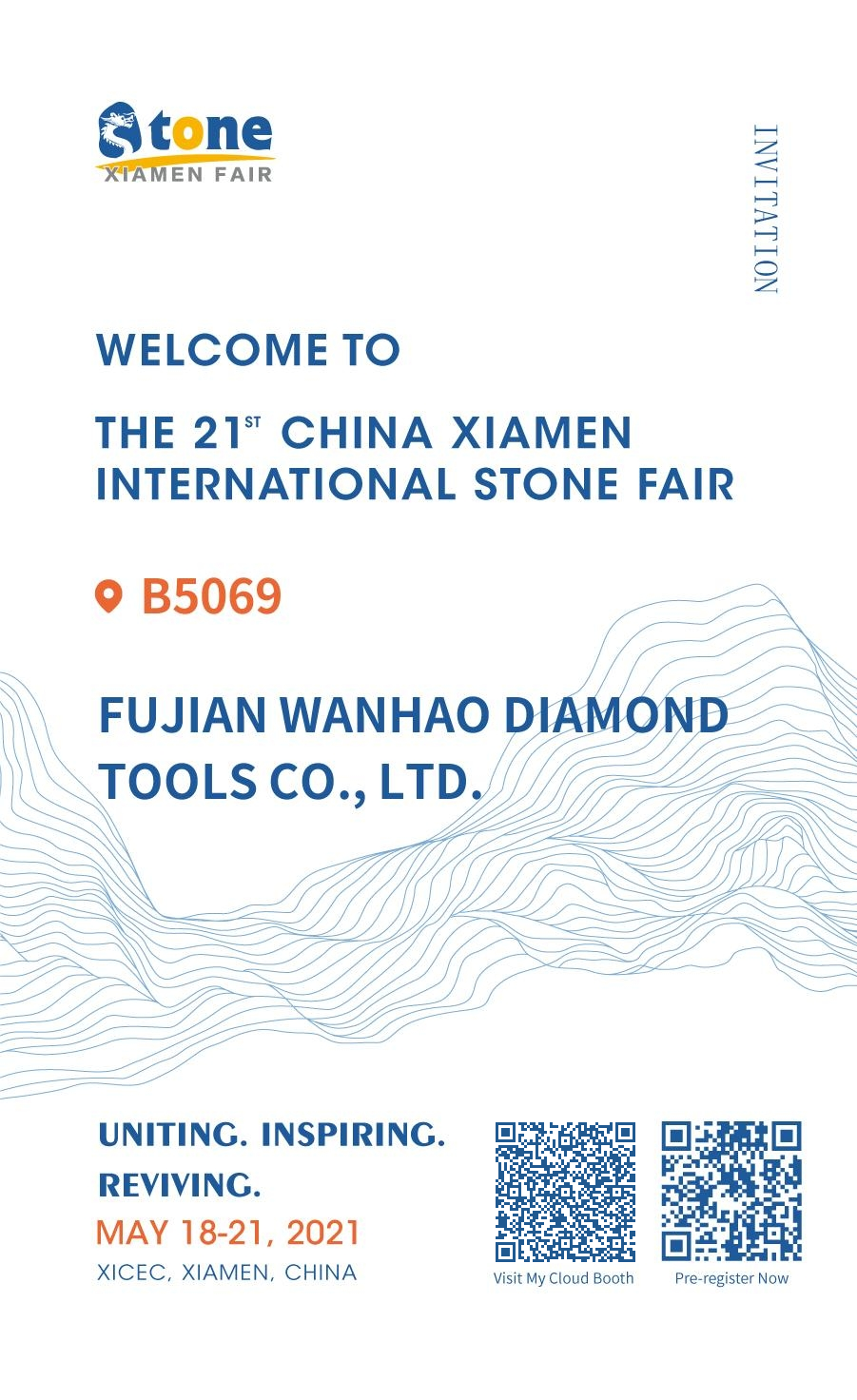 Invitation of XM Stone Fair2021 